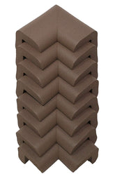 KidKusion Corner Kushions soft brown 8-pack protects furniture edges.