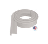 KidKusion Jumbo Edge Cushion 6ft taupe protects kids from sharp furniture edges.