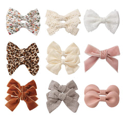 KIDOCHEESE baby hair clip ivory-lined close-up shows gentle non-slip grip.