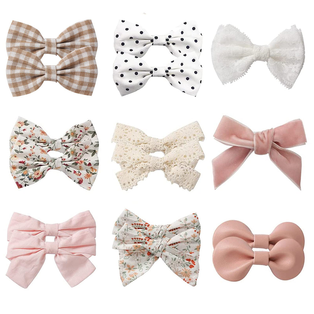 KIDOCHEESE baby hair clips fully lined demonstrate gentle grip for fine hair