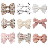KIDOCHEESE baby hair clips fully lined demonstrate gentle grip for fine hair