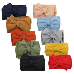 KIDOCHEESE big bows headband front view for everyday wear and photos