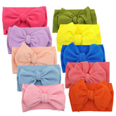 KIDOCHEESE big bows headband pack colors offers versatile styling options for any outfit.