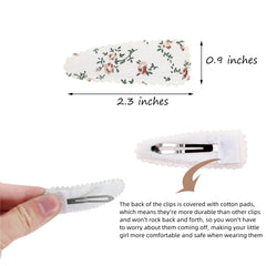 KIDOCHEESE colorful hair clip set ideal for coordinating outfits and occasions