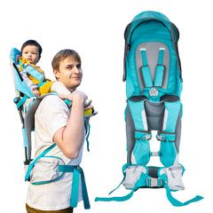 Kidpprod baby hiking backpack sunshade provides a higher view for toddlers.