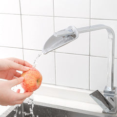 Kids faucet extender gray color variant demonstrates versatile, safe handwashing support.