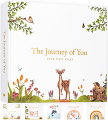 Kids N' All baby memory book cover in woodland tones for serene keepsakes