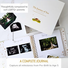 Kids N' All woodland memory book envelope keepsakes protect ultrasound prints and small mementos.