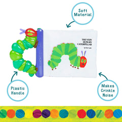 Kids Preferred caterpillar teether book with soft pages is ideal for car trips