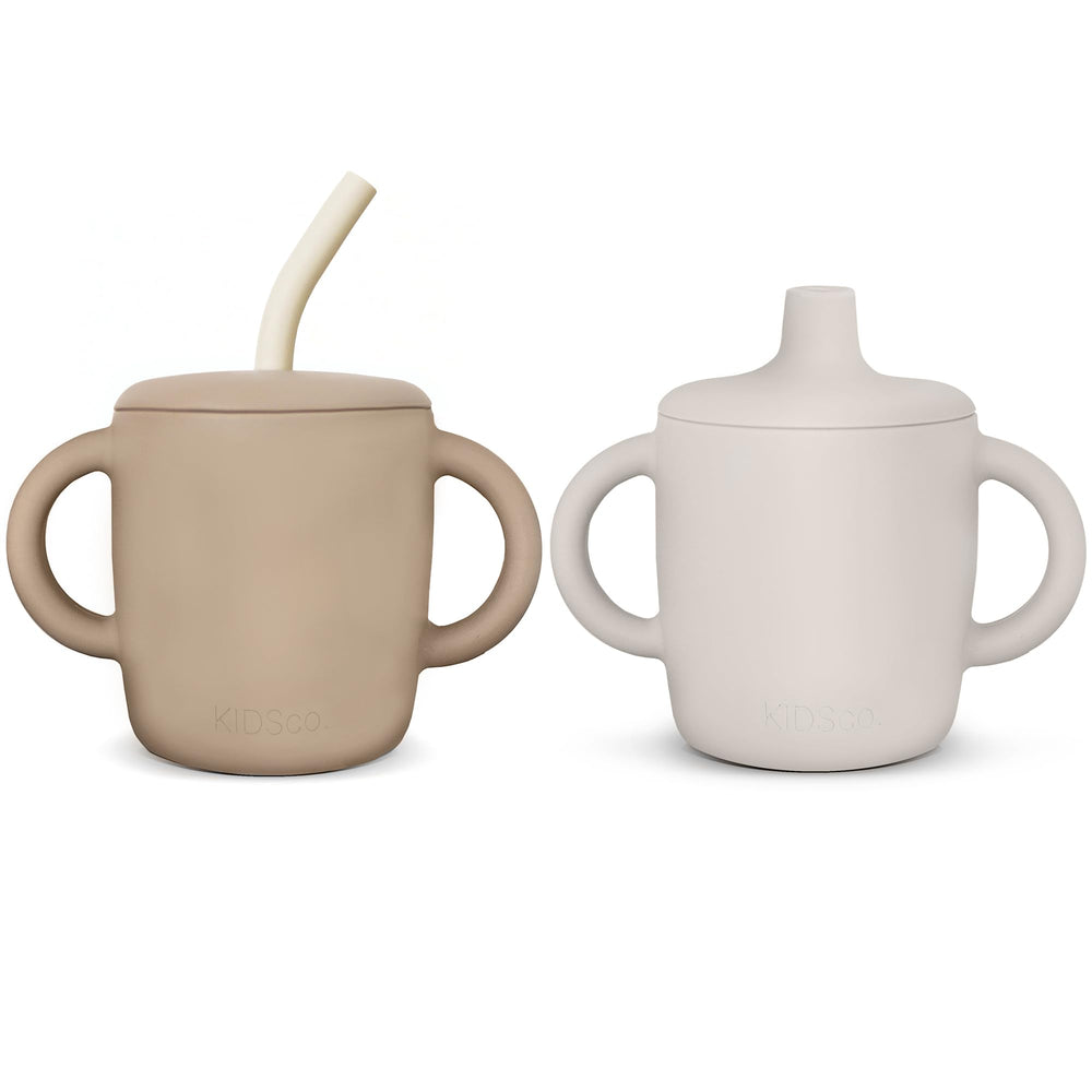 KIDSco Sippy Cup Easy Grip Handles secure hold for tiny hands