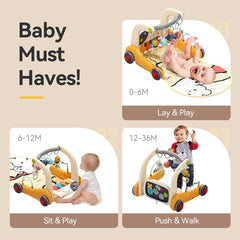 KidsMind baby push walker stand-and-walk supports safe standing and guided first steps.