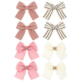 Kifmurase baby bowclips show playful design for everyday hairstyles.