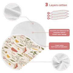 Kigai curved-design burp cloth hugs the neck for comfortable coverage.