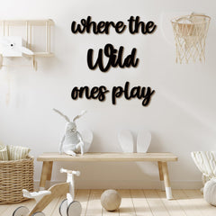 Kigley-words-wood-sign-play highlights a modern, lightweight wall art option.
