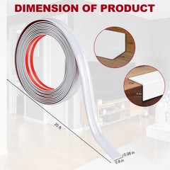 Kikerike wall-edge-trim-durable-pvc highlights long-lasting guard along wall corners.