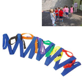 KIKIGOAL walking rope with 12 handles guiding a preschool class in a safe line