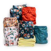 Kinder big-adventure pocket diapers demonstrate versatile fit from newborn to potty training.
