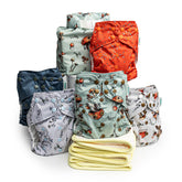 Kinder Forest Fairytale pocket diaper with breathable AWJ lining for cool, comfortable wear.