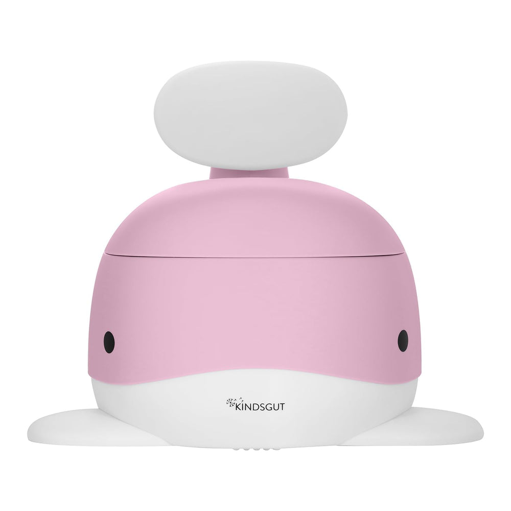 Kindsgut potty whale design pink front view shows a friendly learning space for toddlers.