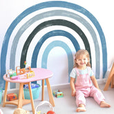 Kingarch rainbow wall decal panel 1 with removable color decor for kid's room