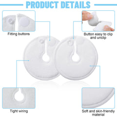 Kingdder G Tube Button Pads close-up shows soft cotton and skin-friendly comfort.