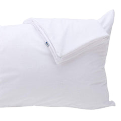 Kingnex toddler pillow protector waterproof closeup highlights moisture barrier for drool and spills