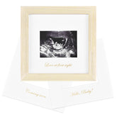 KINLINK Baby Sonogram Frame with plexiglass cover; showcases precious ultrasound memories for display.
