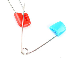 Kinteshun safety pin mechanism close-up highlights the easy-to-use lock.