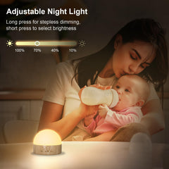 Kintion Night Light eight color ambient mode for mood and playtime.