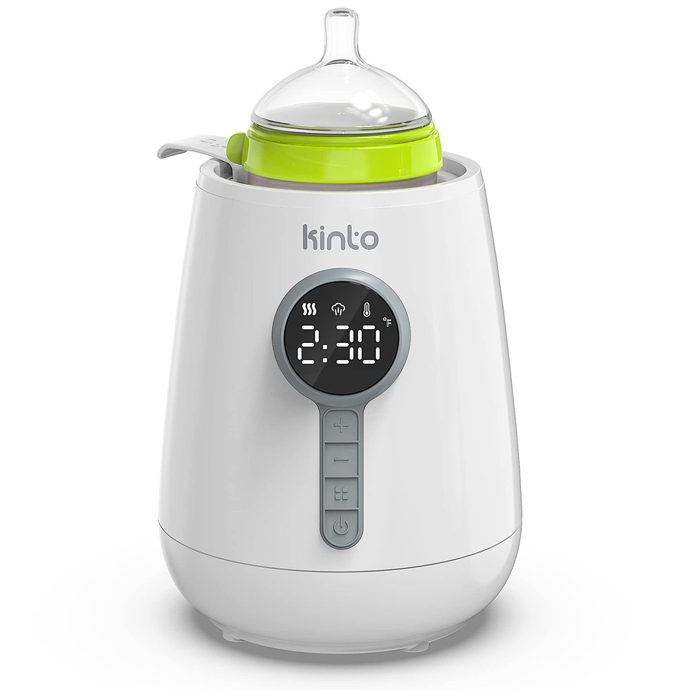 Kinto Tech baby bottle warmer front view for quick, gentle bottle heating at home.