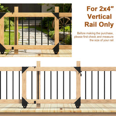 KishYa sliding gate kit adjustable track frame adapts to space