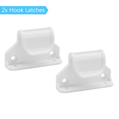KISKIZ hook latches enable quick-release operation.