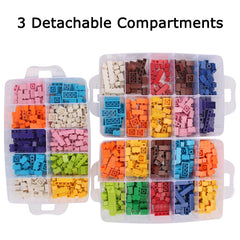 KISLANE 30-compartment tray keeps tiny parts neatly separated and visible.