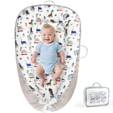 KISS GOLD Baby Lounger cover closeup — soft cotton for gentle baby comfort.
