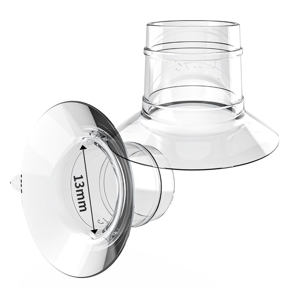 KISSBOBO 13mm flange insert close-up showing daily pumping comfort.