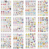 Kisston baby calendar stickers 24-sheets pack cover with vibrant designs for pregnancy memory keeping