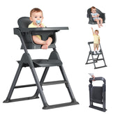 Kisuplus 6-in-1 infant seat high chair with secure seating and easy-clean tray.