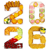 KitChocoLot 2026 numbers set front view for graduation charcuterie decor.