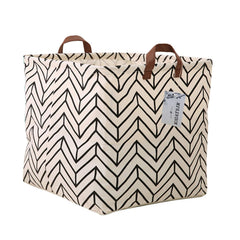 KIUATSJR square storage basket closed-top keeps items neatly contained for clutter-free spaces.
