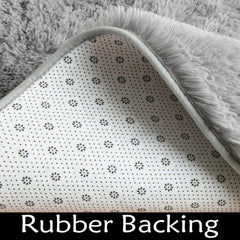 KIXINWA grey rug adds softness to kids' room or nursery
