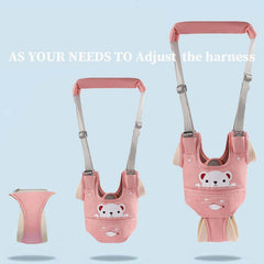 KIYUMI handheld-support harness keeps your child close and secure during indoor sessions.