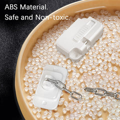 KIZZHISI baby-proof drawer lock in use to prevent spills.