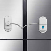 KIZZHISI fingerprint fridge lock on fridge demonstrates quick secure access