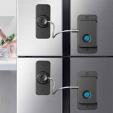 KIZZHISI fingerprint fridge lock pack front view demonstrates keyless safety.