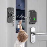 KIZZHISI fingerprint refrigerator lock closeup for quick, safe fridge access