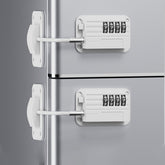 KIZZHISI fridge lock 2-pack package ready for quick installation and child safety.