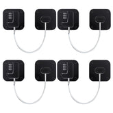 Kizzhisi fridge lock 4-pack packaging for easy home safety.