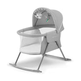 Kinderkraft LOVI travel bed with mosquito net for safe outdoor sleep on trips.