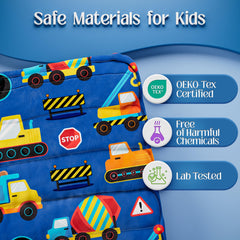 Klevly nap mat poly microfiber fabric emphasizes durability and soft touch for daily use.