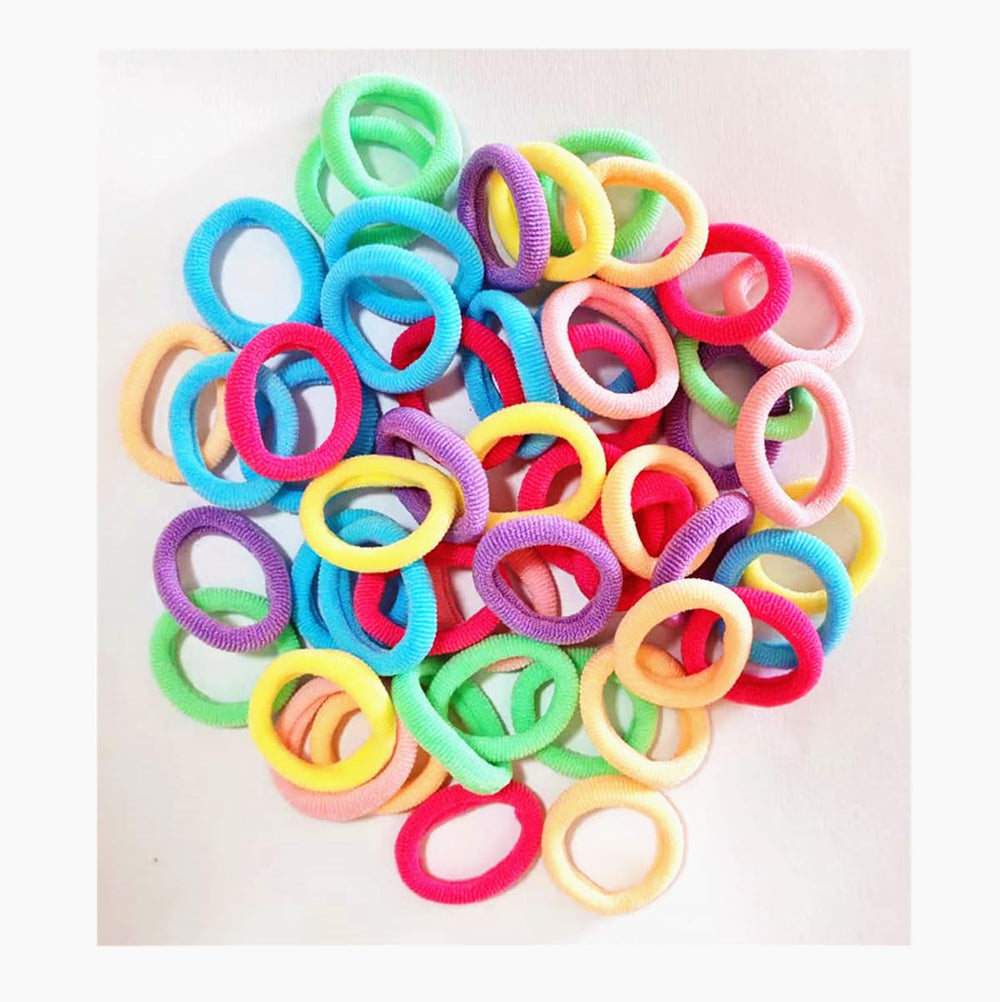 KLEYAO baby hair ties in candy colors for gentle, secure toddler hairstyling.